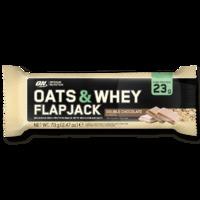 optimum nutrition oats whey flapjack double chocolate 70g bar 70g