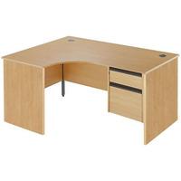 Opus Ergonomic Pedestal Desk - P...