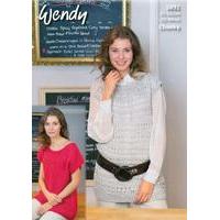 Open Stitch Tunic and Loose Fitting Easy Knit Sweater in Wendy Supreme Luxury Cotton Chunky (5891)