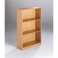 open front bookcase maple