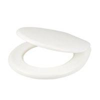 OPP White Standard Close Toilet Seat