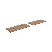 Oppen Natural Oak Effect Shelf (L)998mm Pack of 2