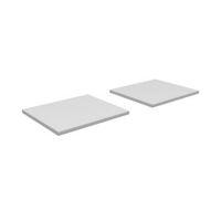 Oppen White Shelf (L)499mm (D)350mm Pack of 2