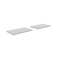 Oppen White Shelf (L)748mm (D)350mm Pack of 2