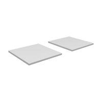 Oppen White Shelf (L)499mm (D)450mm Pack of 2