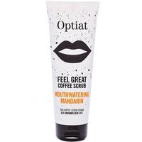 optiat feel great mouthwatering mandarin coffee scrub 90g