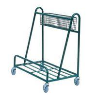 OPEN DECK BOARD TROLLEY WITH BASKET 200KG CAP