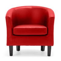 Opus Tub Chair Cherry Red