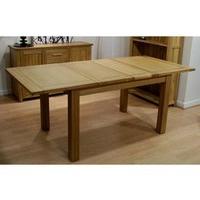 opus oak extending dining table