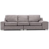 opera fabric 4 seater sofa grey