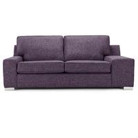 Opera Fabric 3 Seater Sofa Mulberry