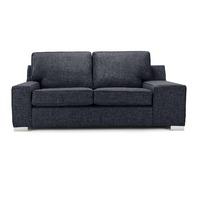 opera fabric 2 seater sofa black