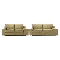 Opera Fabric 3 and 2 Seater Suite Pearl