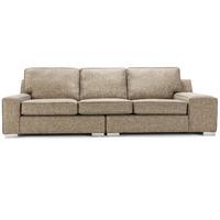 opera fabric 4 seater sofa nutmeg