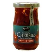 OPIES Cocktail Cherries With Stems 500g Jar