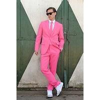 OppoSuits Mr. Pink Men\'s Fancy Dress Costume (UK 40, Pink)