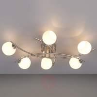 opal glass ceiling light muriel for living rooms