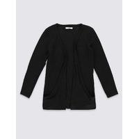 Open Front Longline Cardigan with StayNEW (5-14 Years)