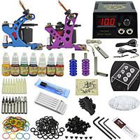 ophir blue purple tattoo machine tattoo set with aluminum tattoo grip  ...