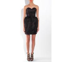 Opulence Applique Puffball Dress