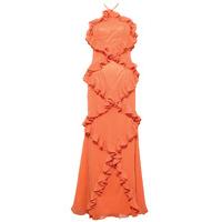 Opulence Diamond Frill Maxi Dress