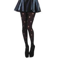 Opaque Cross Tights - Size: Size 8-14