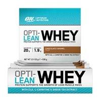 optimum nutrition opti lean whey bar 12 x 53g bars