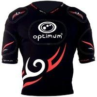 Optimum 5 Pad Tribal Shoulder Protection - Red/Black