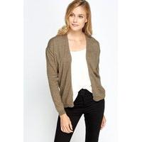 Open Front Speckled Cardigan