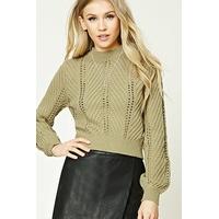 Open-Knit Panel Jumper