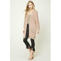 open knit dolman cardigan