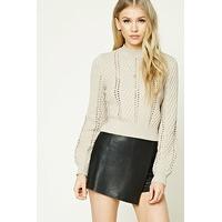 Open-Knit Panel Jumper