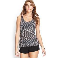 open knit sweater tank