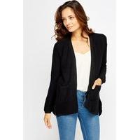 Open Front Cotton Cardigan