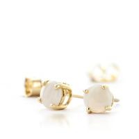 Opal Stud Earrings 0.7ctw in 9ct Gold