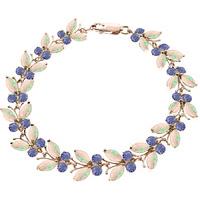 Opal and Tanzanite Butterfly Bracelet 10.5ctw in 9ct Rose Gold