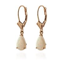 Opal Belle Drop Earrings 1.55ctw in 9ct Rose Gold