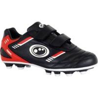 optimum tribal velcro moulded stud jnr blackred