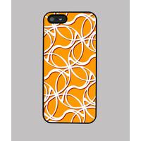 orange pattern iphone 5