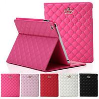 Original High Quality Crown Design Leather Flip Smart Case For Apple iPad Air 2 Cover Back Case Housing