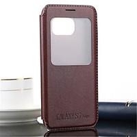 Original View Window Case PU Leather Flip Case For Galaxy S7 edge/S7/S6 edge plus/S6/S6 edge/S5/S4/S3/S5 mini/S4mini