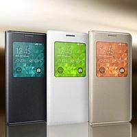 Original PU Leather Smart Auto-Sleep Full Body Case for Samsung Galaxy Alpha G850F G8508