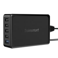 Original Tronsmart U5PTA UK UC5PTAC 5-USB-port Wall Charger Qualcomm Quick Charge 3.0 High-Speed for Android iPhone Smartphone