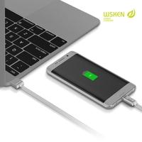 Original WSKEN X-Cable Mini 1 Metal Magnetic Micro USB Charging Cable USB 2.0 Intelligent Data Sync Charger Cord Quick Charging Anti-dust Plug for Sam