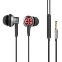 Original ROCK Y5 Stereo 3.5mm In-ear Earphone Stereo Earphone HiFi Bass Headset Earbuds Handsfree with Microphone for Samsung HTC Xiaomi Smartphones