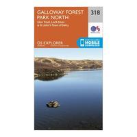 Ordnance Survey Explorer 318 Galloway Forest Park North Map With Digital Version, Orange