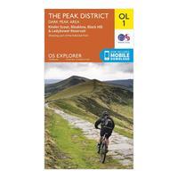 Ordnance Survey Explorer OL 1 The Peak District - Dark Peak Area, Orange