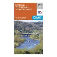 Ordnance Survey Explorer 159 Reading, Wokingham & Pangbourne Map With Digital Version, Orange