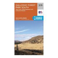ordnance survey explorer 319 galloway forest park south map with digit ...