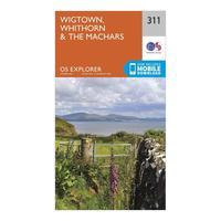 ordnance survey explorer 311 wigtown whithorn the machars map with dig ...